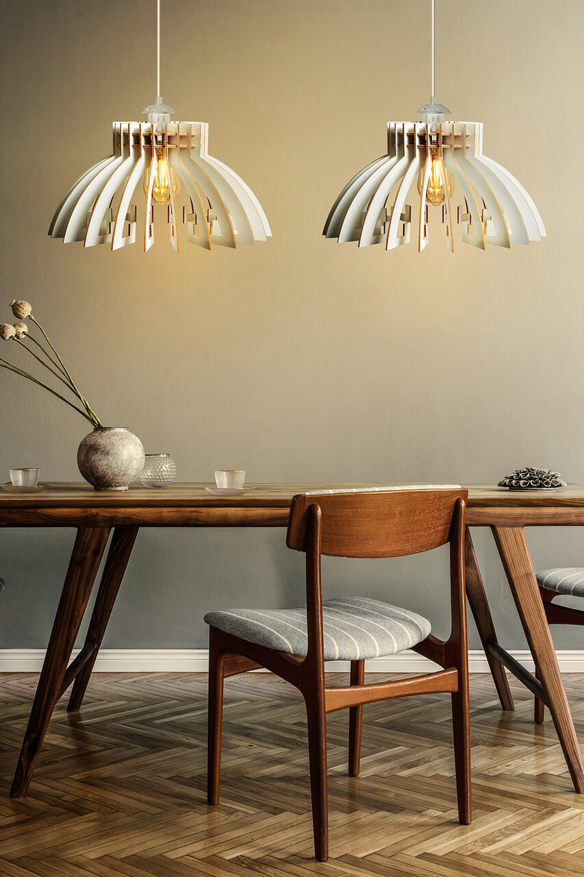 Lustra, Opviq, 390FLH1536, Alb - imagine 5